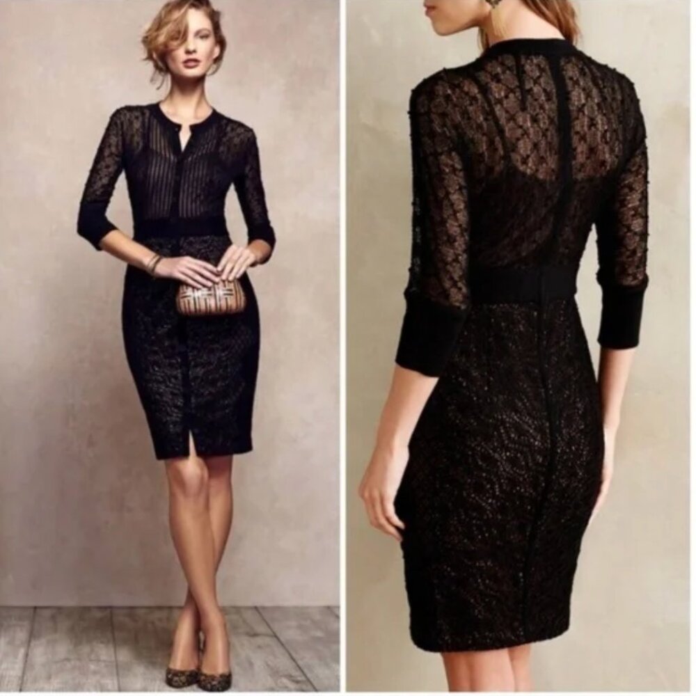 Anthropologie Byron Lars Mona Dress, Size 2P, Excellent Condition, Worn 1x